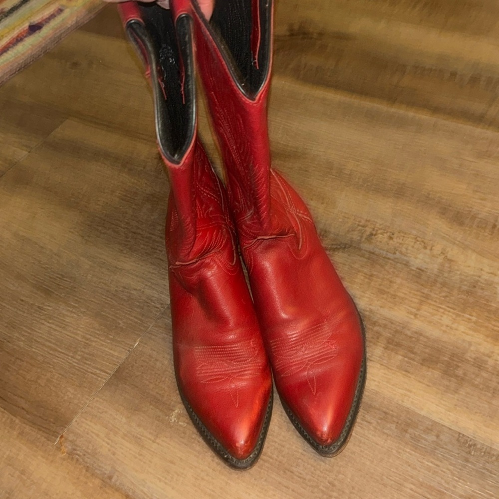 Red Heeled Boots